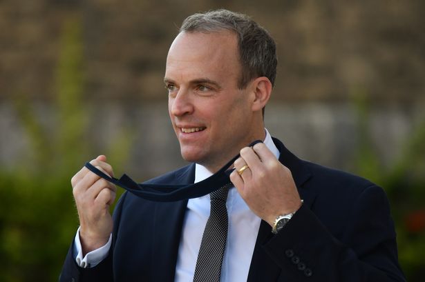 Dominic Raab, ministro de Relaciones Exteriores.