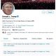 La cuenta oficial de Donald Trump en Twitter.