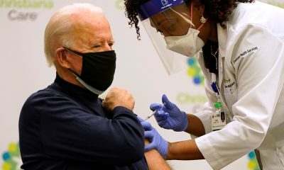 Biden recibió la segunda dosis de vacuna contra el coronavirus