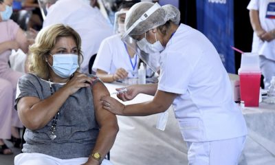 Campaña de vacunación en Argentina. Foto: Télam.