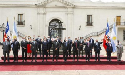 El presidente argentino viajó a Chile. Foto: Télam