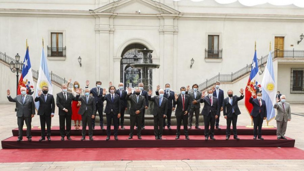 El presidente argentino viajó a Chile. Foto: Télam