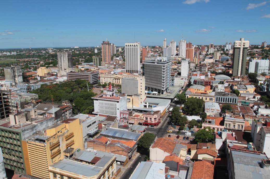 Asunción, vista aérea. Imagen ilustrativa de archivo.