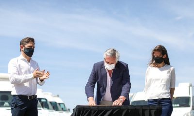 El presidente dijo que que prevé aumentos trimestrales para que los jubilados tengan previsión en sus ingresos. Foto: Albertofernandez / Twitter