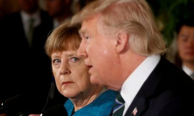 Angela Merkel y Donald Trump