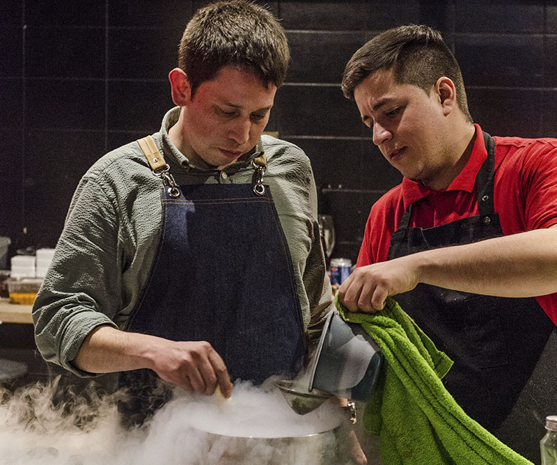 La cocina de El Privado Sanber es una experiencia sensorial. Gentileza