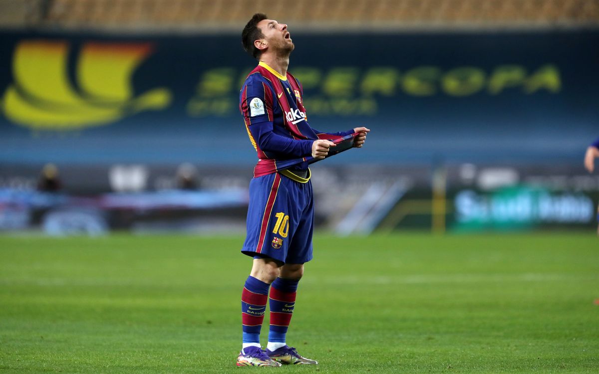 Messi se perderá los encuentros ante el Cornellá y el Elche. Se trata de su primera expulsión con el Barcelona en 754 partidos. Foto: www.fcbarcelona.es.