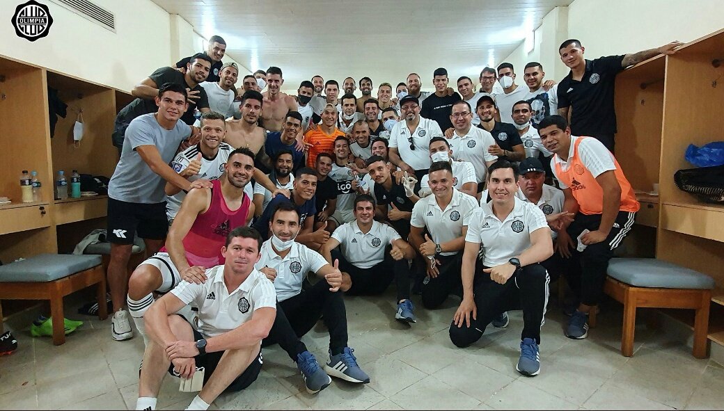 “Permítame felicitar al Club Olimpia por haberse coronado campeón del torneo Clausura 2020 en Paraguay, ¡su quinto título desde 2018!!”. Foto: Olimpia.