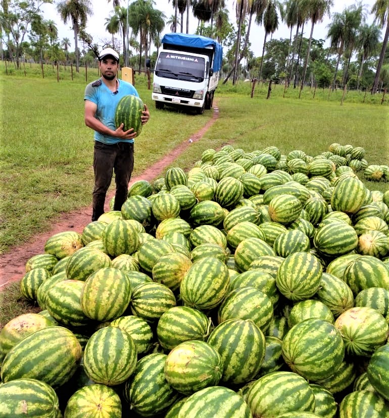 Diego Medina con parte de su producción. Foto: CAH