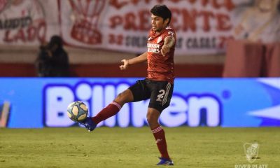 Con una puntuación de 7.28, el defensor paraguayo Robert Rojas es el único compatriota en integrar el onceno idea de SofaScore. Foto: @RiverPlate.