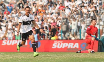 Con la camiseta del Olimpia, el centrodelantero Walter González (25) ha marcado 13 goles en un total de 34 partidos disputados. Foto: @waltergonz_11.