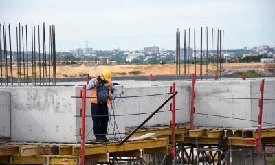 La construcción del Puente Héroes del Chaco atirantado es considerada estratégica. Foto: Gentileza