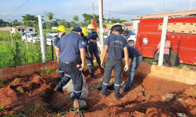 Operativo en el domicilio de Dahiana.