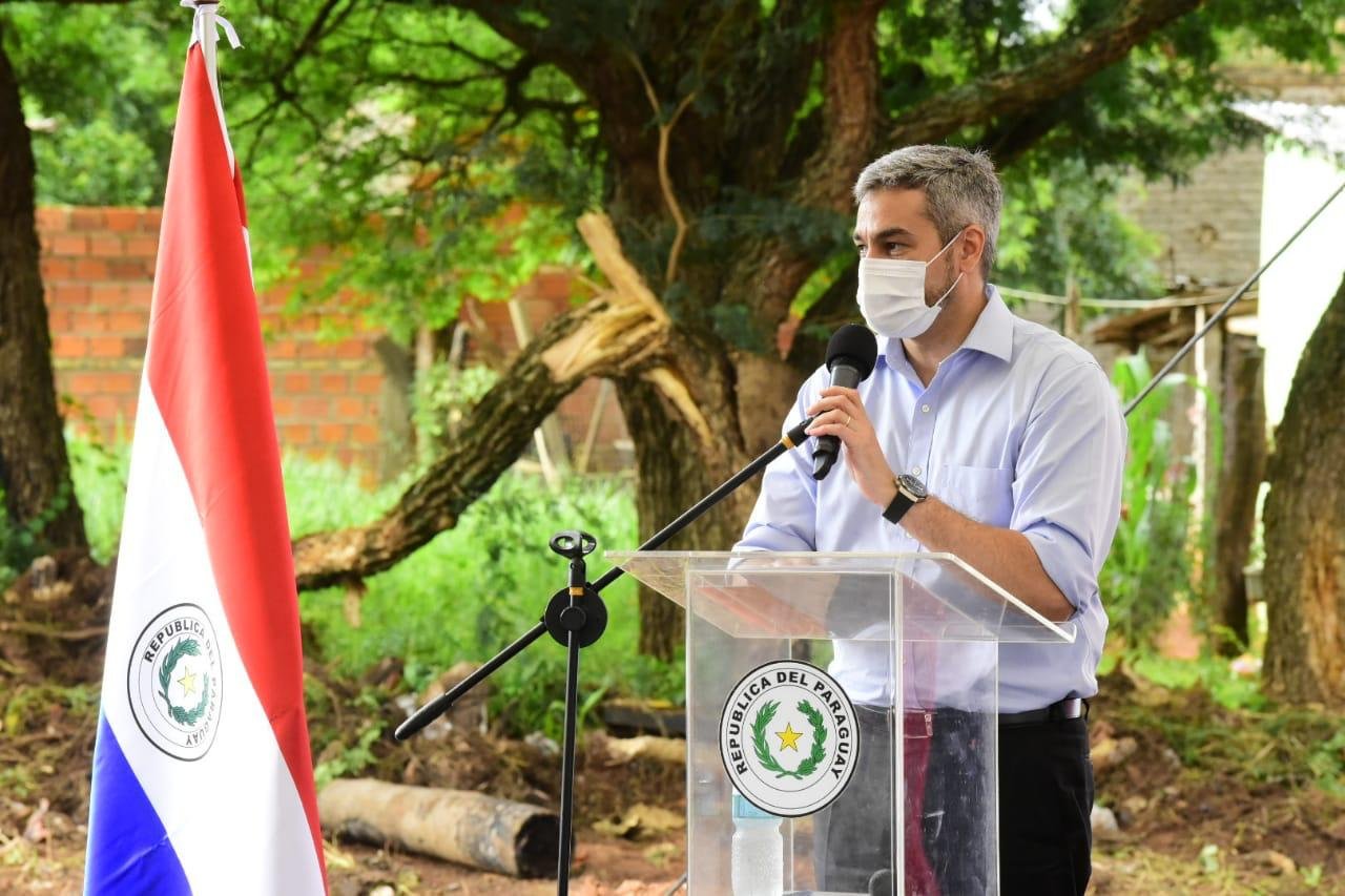 El presidente de la República, Mario Abdo Benítez. Foto: Gentileza.