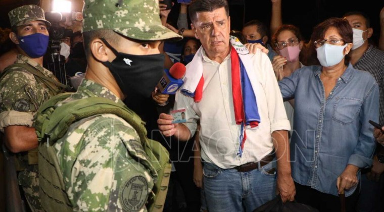 Efraín Alegre se encuentra desde el jueves por la noche recluido en la Agrupación Especializada de la Policía Nacional. Foto: Archivo