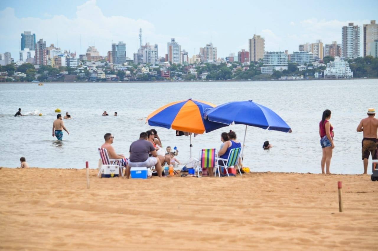 Comienza la temporada alta en Encarnación. Foto: Gentileza