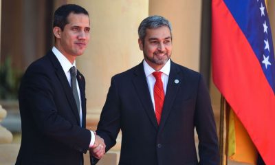 La negociación secreta del gobierno de Mario Abdo Benítez con el político venezolano Juan Guaidó devino en un escándalo político. Foto: Presidencia