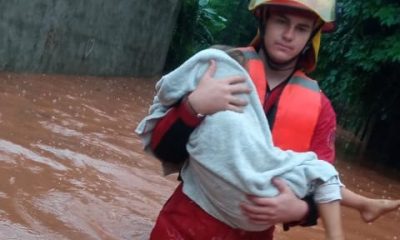 Ciudades inundadas tras fuerte temporal. Foto: Gentileza.