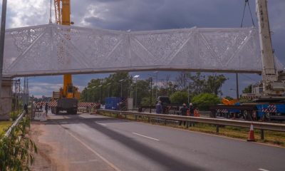 La pasarela cultural, diseñada para los juegos olímpicos de ODASUR, hoy convertida en la "pasarela de la corrupción". Foto: MOPC