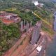 Las obras del segundo puente con Foz de Iguazú en Alto Paraná están muy avanzadas. Foto: IP