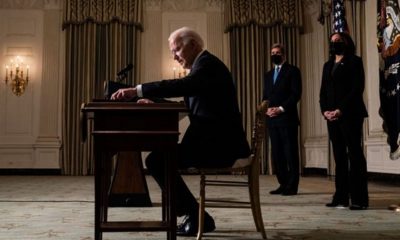 El presidente Joe Biden hizo el anuncio de la cuota anual para recibir refugiados. Foto: BBC