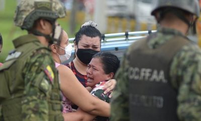 Los familiares de los presos al enterarse de los sucesos. Foto: BBC