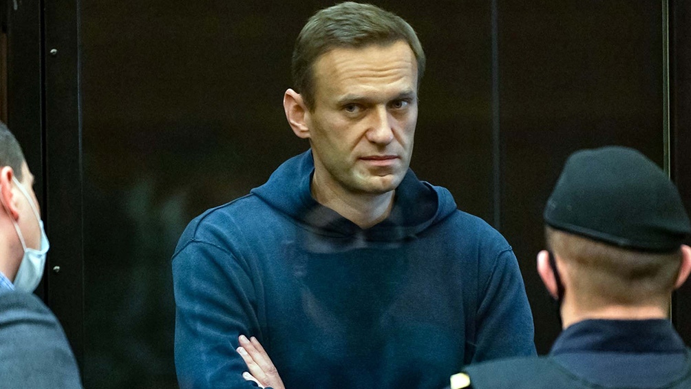 Alexey Navalny permanece preso en Moscú tras volver de Alemania donde fue tratado por envenenamiento. Foto