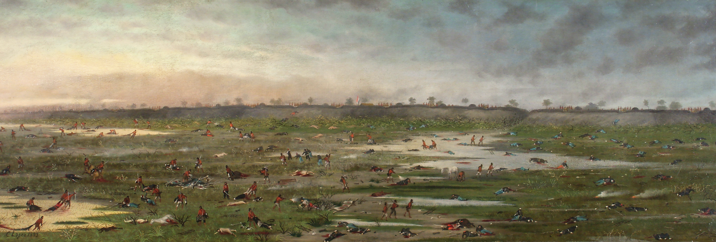 Cándido López, Después de la Batalla de Curupayty, 1893. MNBA, Buenos Aires