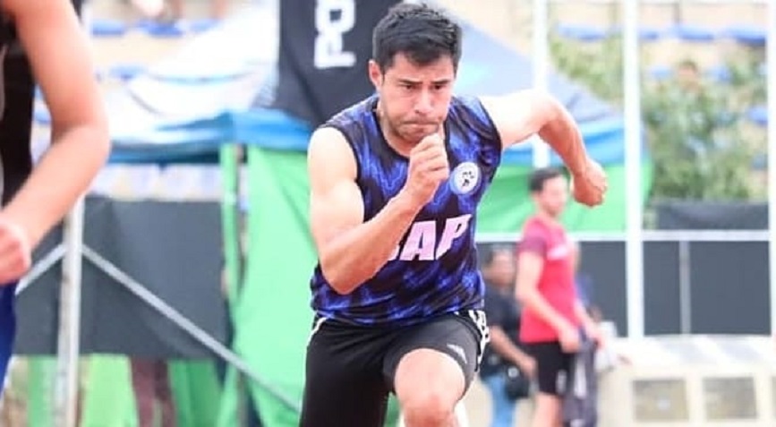 Durante su etapa como atleta, Hernán Osorio (28) ganó medallas para la Universidad Autónoma de Asunción y el Club Atlético Paraguarí. Foto: Gentileza.