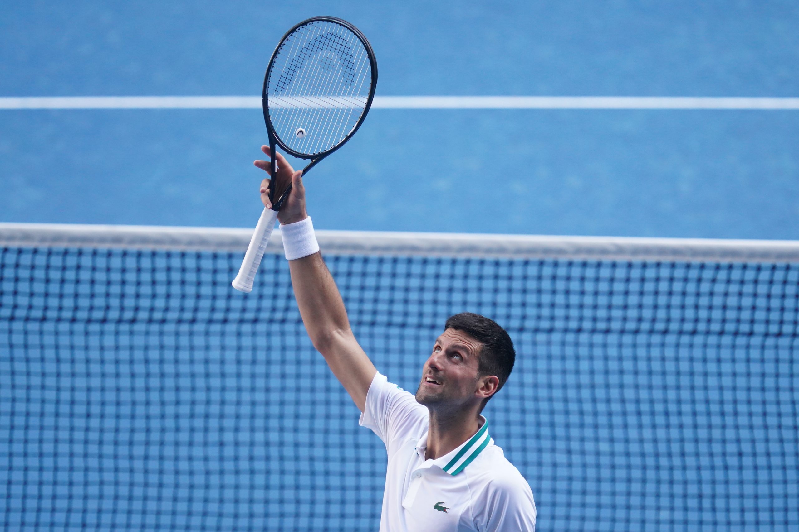 Novak Djokovic tuvo que tirar de paciencia para superar a un rival que coqueteó con el hecho de vencer al número uno mundial. Foto: @AustralianOpen.