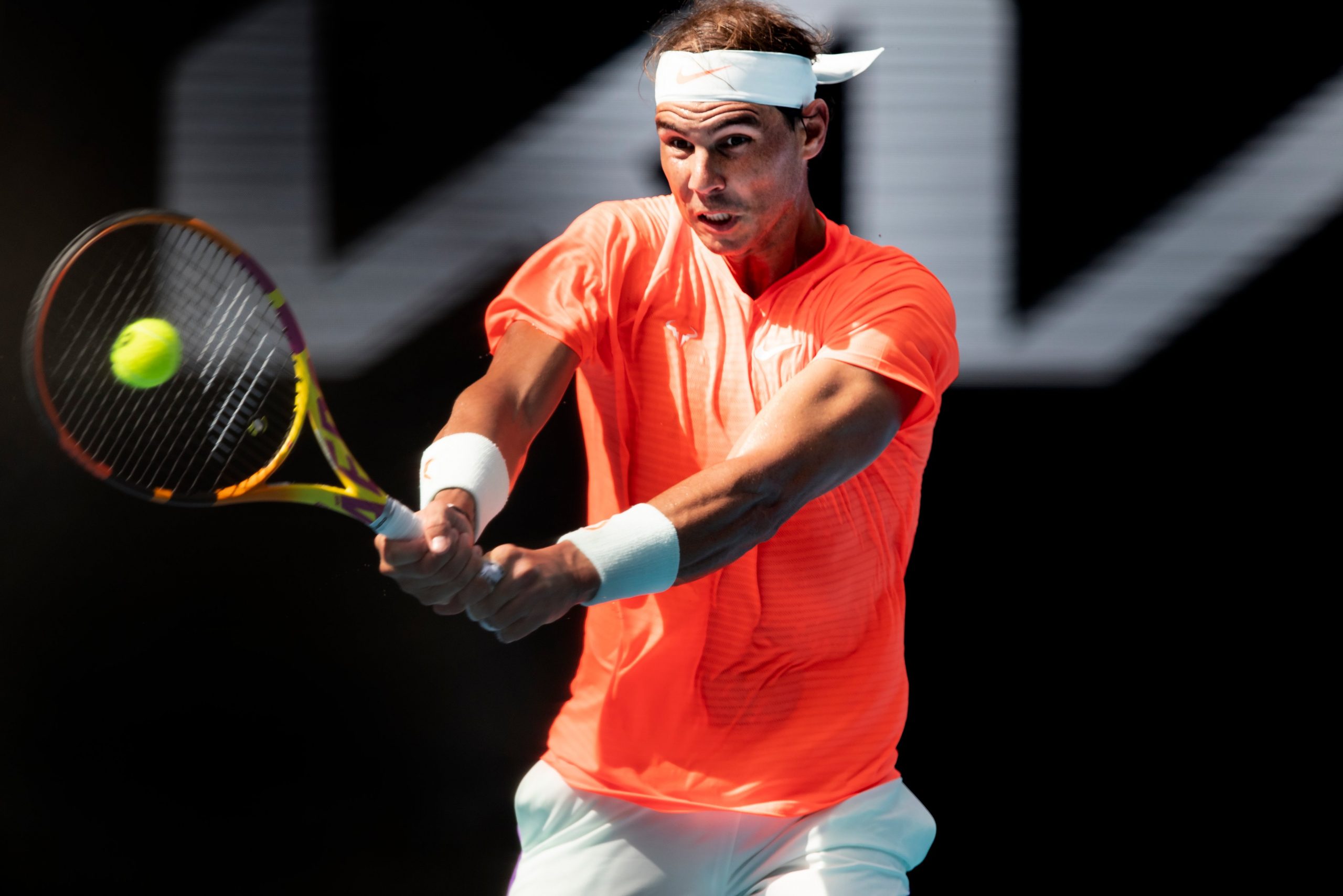 Nadal se metió por decimotercera vez en los cuartos de final del Australian Open, tras superar por 6-3, 6-4 y 6-2 a Fabio Fognini. Foto: @AustralianOpen.