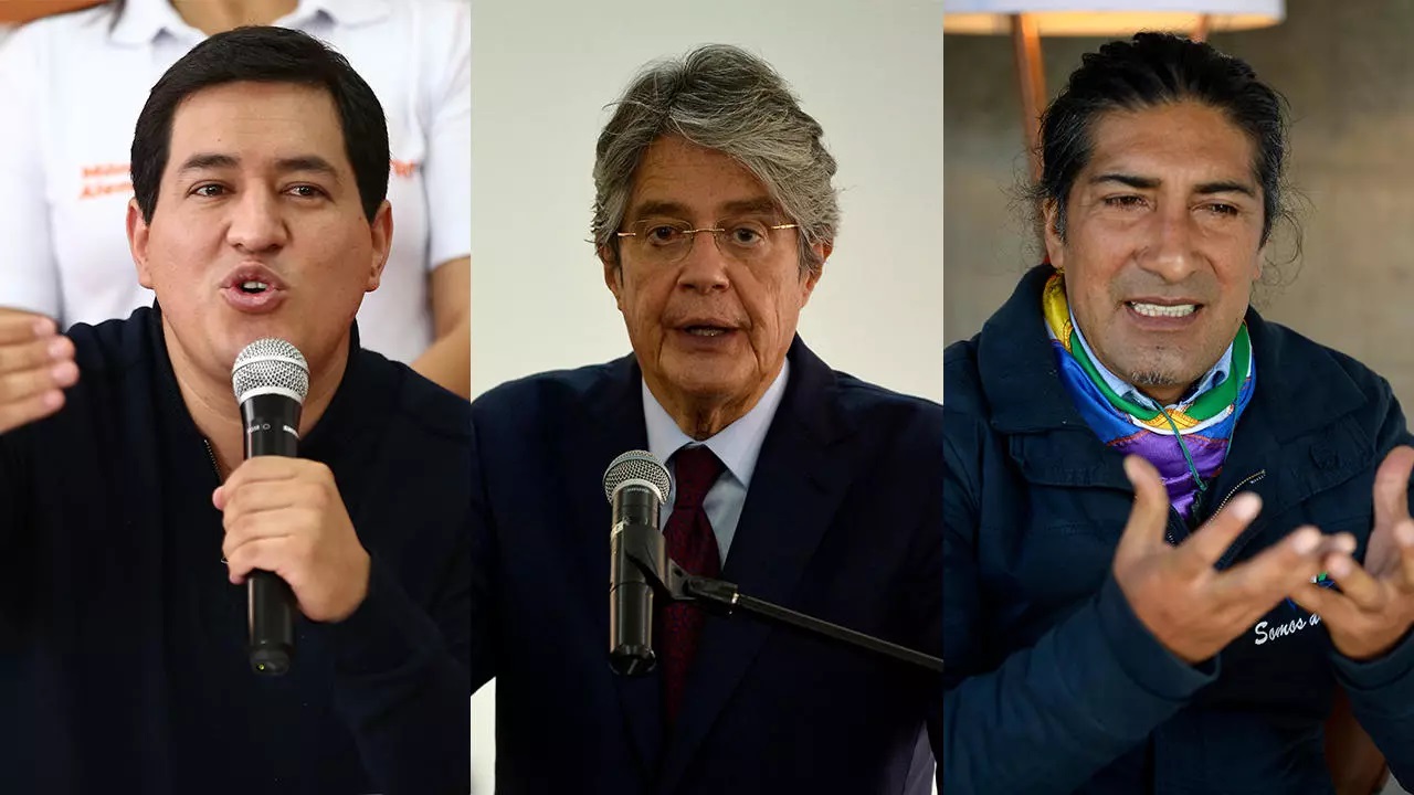 Los principales candidatos presidenciales.