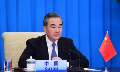 Wang Yi, ministro de Asuntos Exteriores de China.