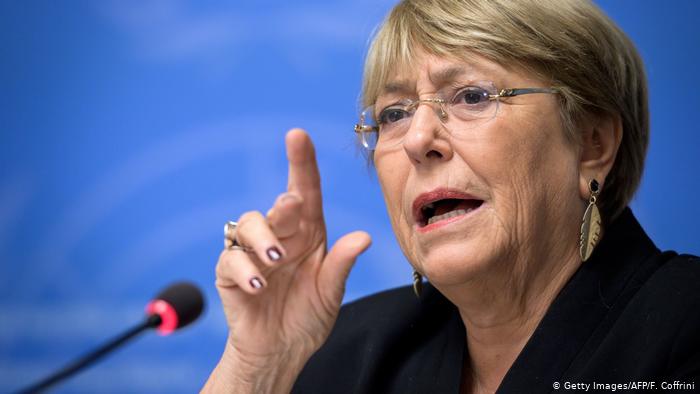 Michelle Bachelet, Alta Comisionado de Naciones Unidas para los Derechos Humanos. Foto: ONU
