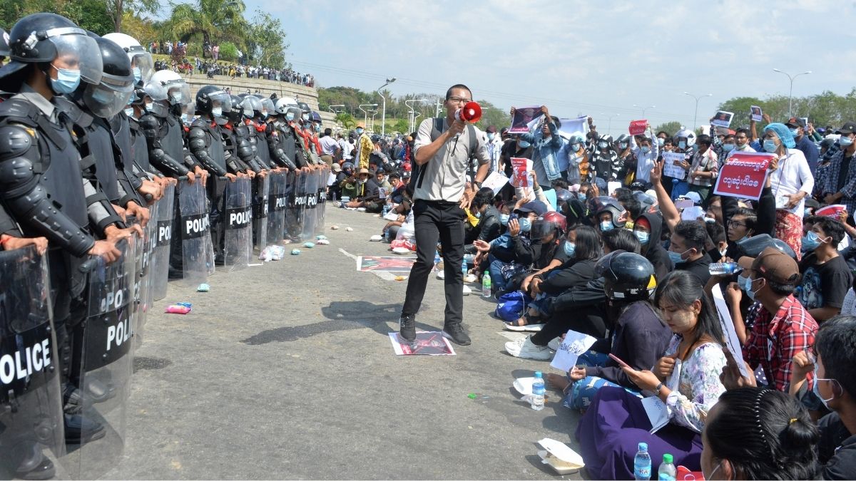 Protestas en Birmania