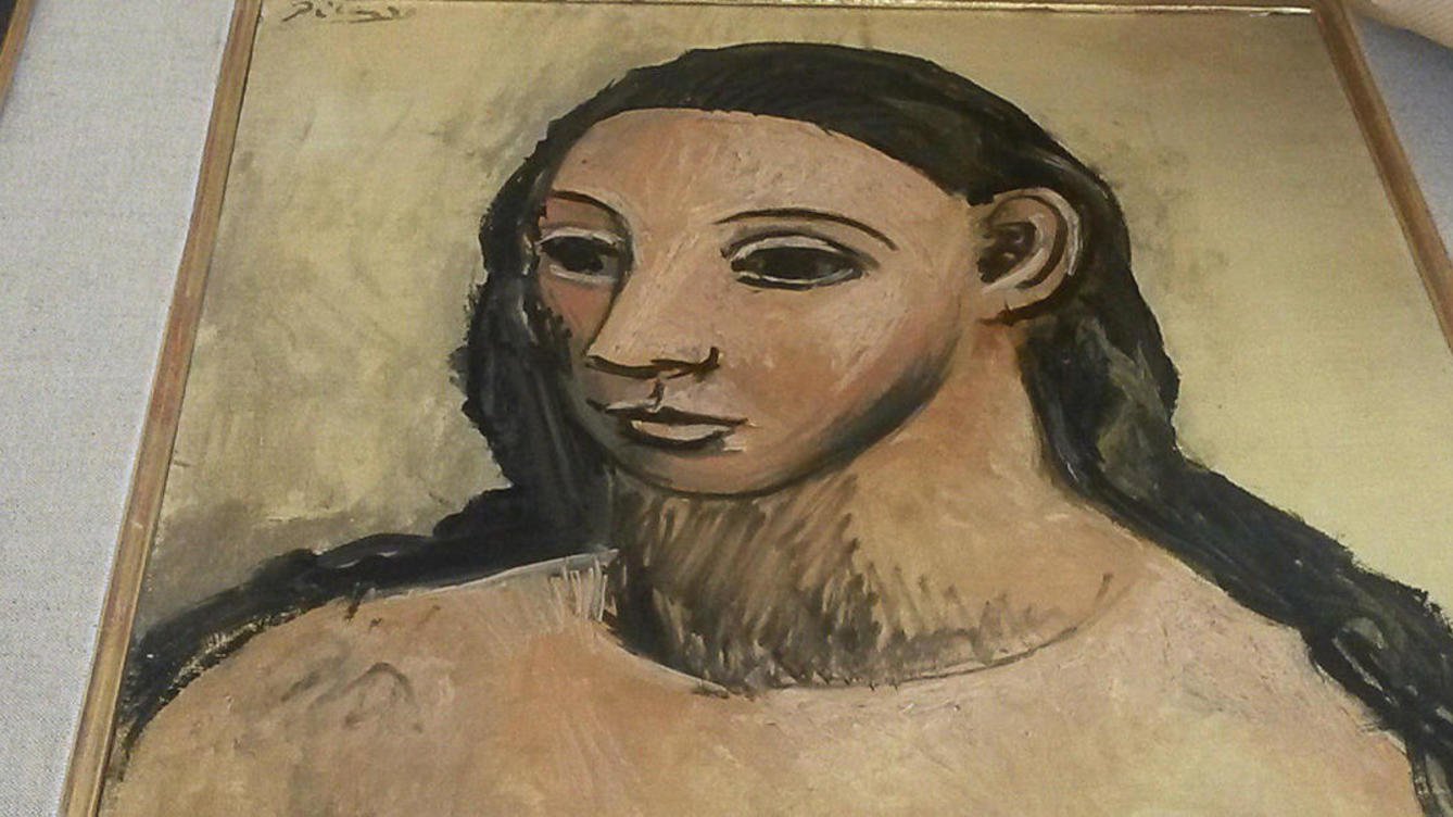 Picasso, "Cabeza de mujer joven" (1906)