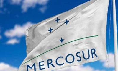 Bandera del Mercosur.ilustración