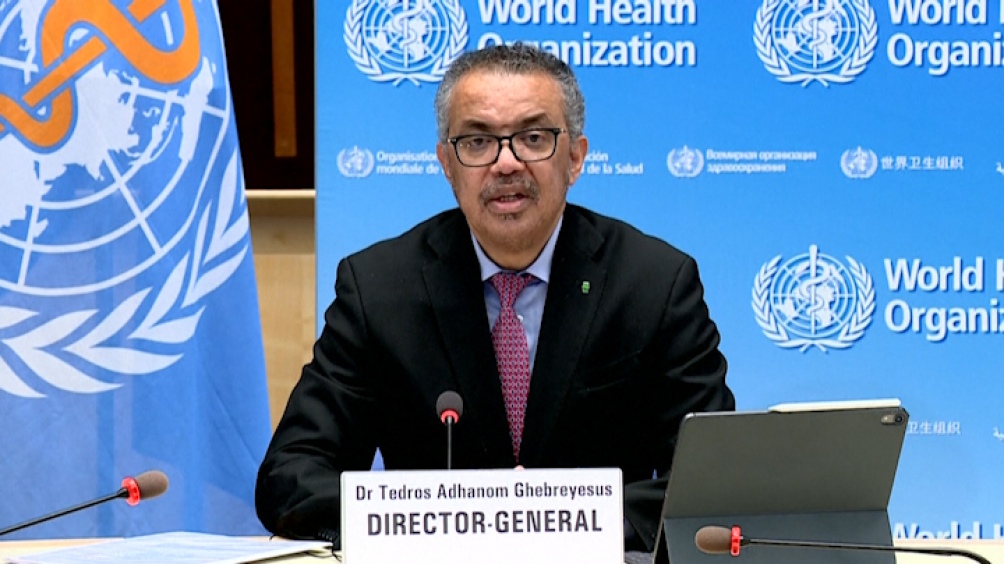 La nota se dio a conocer luego de que el director general de la OMS, Tedros Adhanom Ghebreyesus