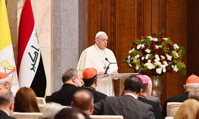 El papa Francisco en su viaje oficial a Irak. Foto: Télam