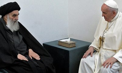 En su viaje, Francisco se reunió con el gran ayatollah Ali al-Sistani.