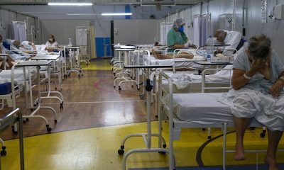 Imagen de un hospital en Brasil. Foto: Télam.