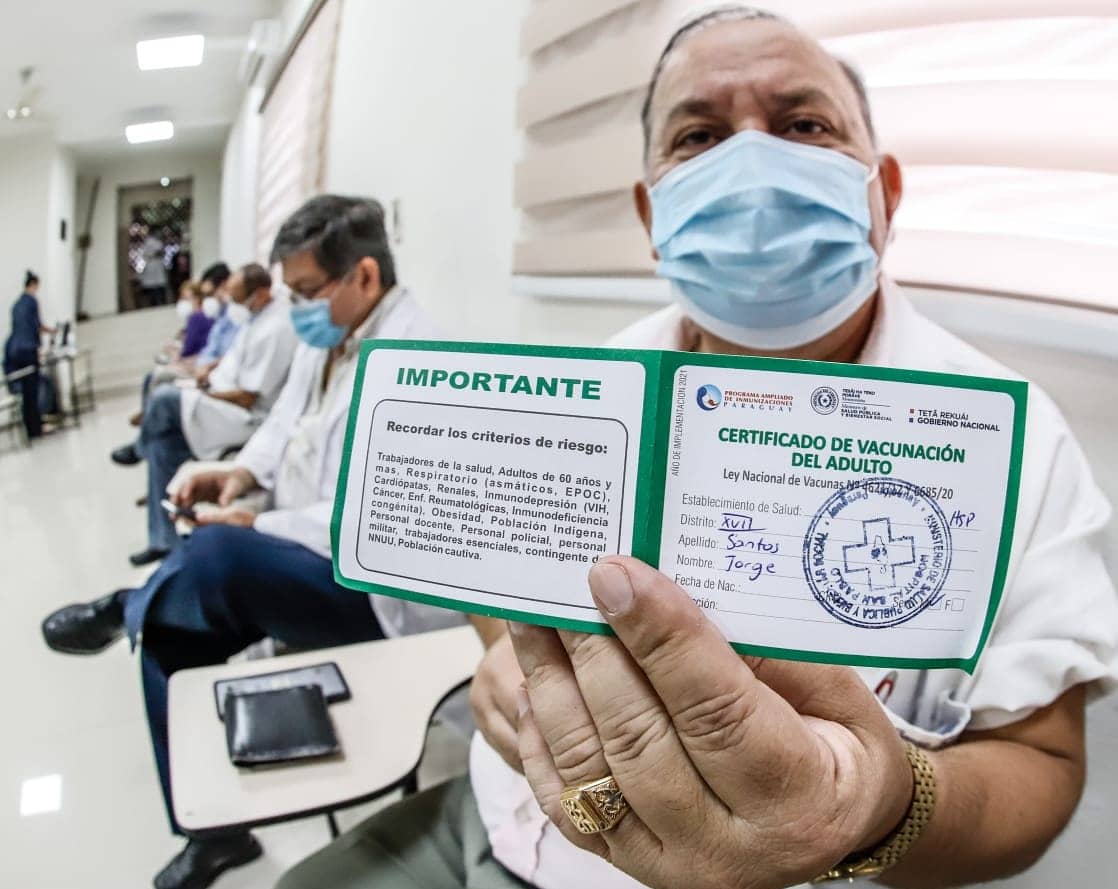 Pase sanitario. Foto: Archivo