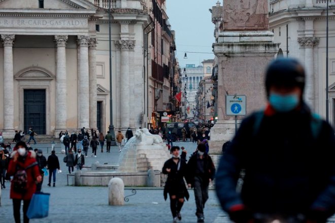 Hace un añ, Italia era el epicentro de los contagios de Covid.Foto: IP