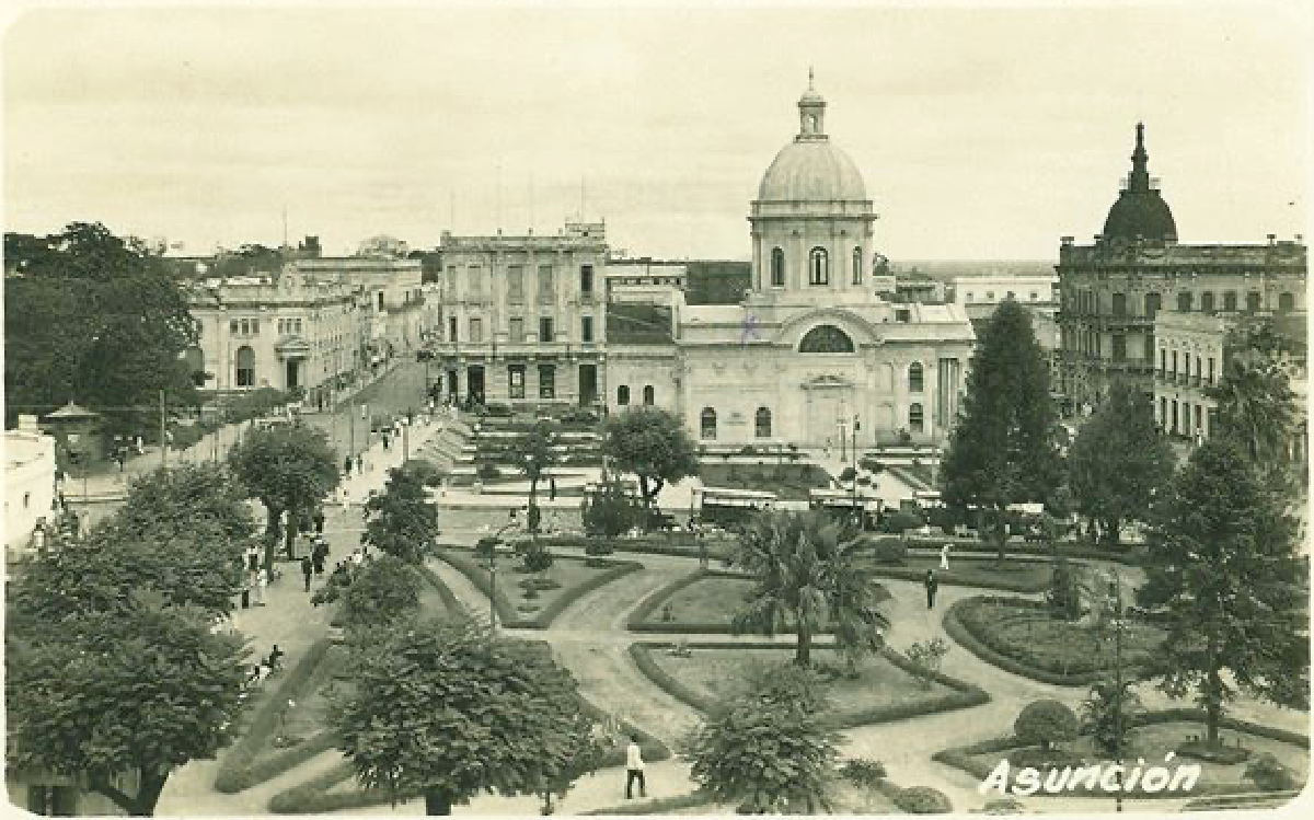 Jardín de la Plaza del Mercado, ca. 1930