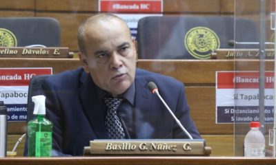 El diputado Basilio "Bachi" Núñez. Foto: Radio Cámara.