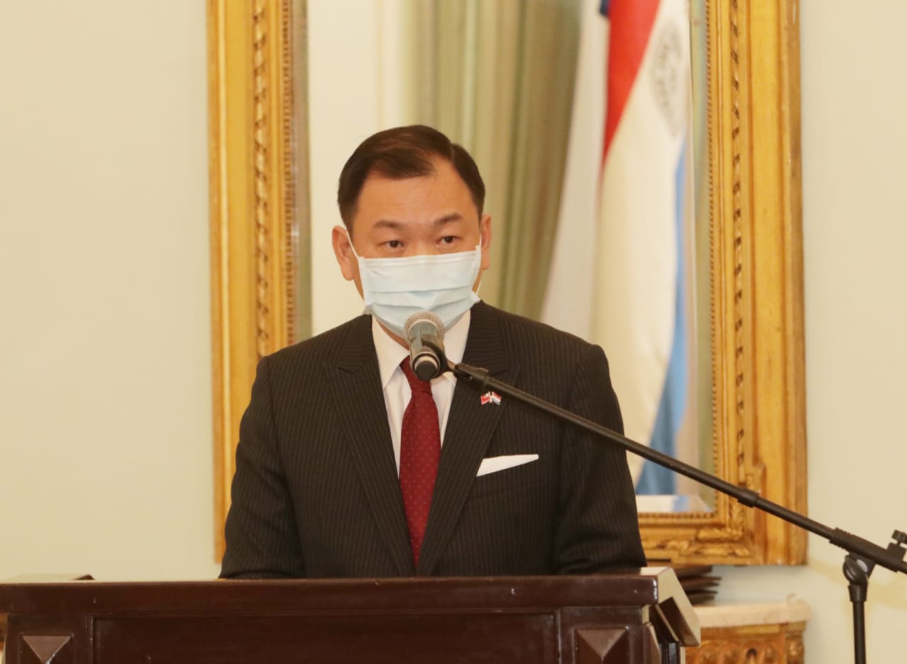 José Chih-Cheng Han, embajador de la República de China (Taiwán) ante el Paraguay. Foto Agencia IP