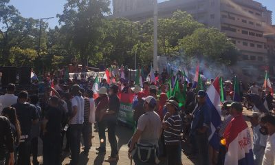 27ª Marcha Campesina, quienes partieron desde el exseminario Metropolitano. Foto: Twitter