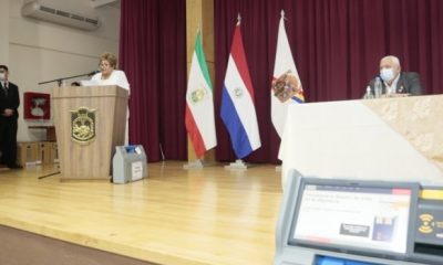 La ministra María Elena Wapenka.