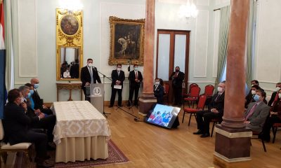 La presentación se desarrollo en el Palacio de López.