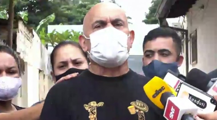 Rubén Valdez, del Cuerpo de Bomberos Voluntarios del Paraguay. (Gentileza)